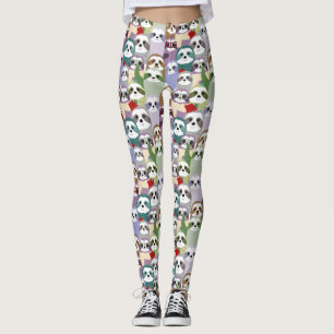 Cute Sloth Pattern Leggings