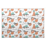 Cute Sloth Pattern Placemat