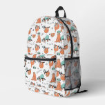 Cute Sloth Pattern Printed Backpack