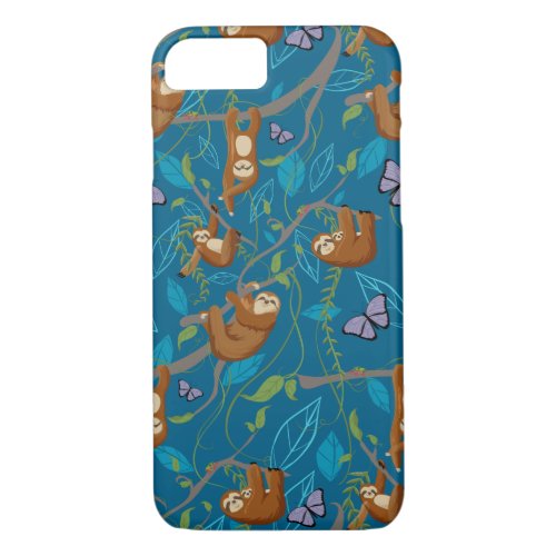 Cute sloth phone case