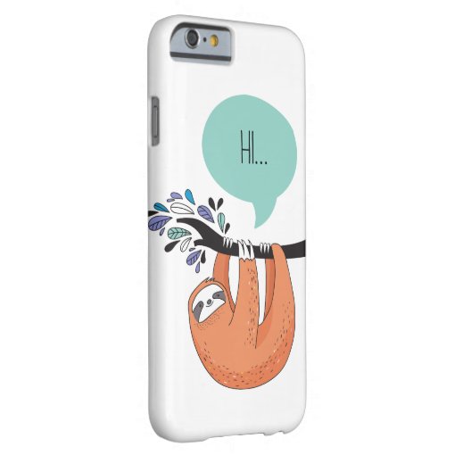 Sloth Custom Phone Case Cute Sloth Phone Case | Zazzle