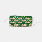 Cute Sloth Sleeping Adult Cloth Face Mask (Front, Folded)