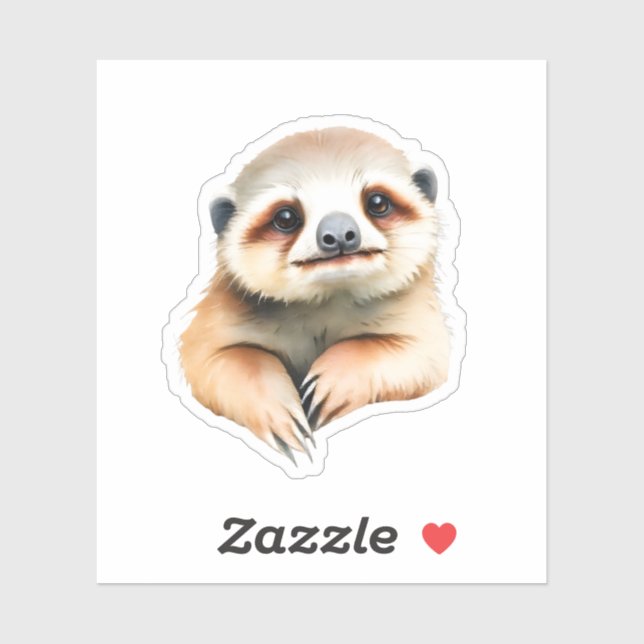 Cute Sloth Sticker (Sheet)