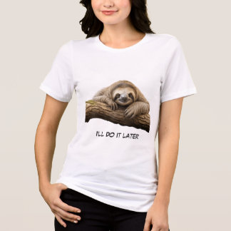Cute sloth Tri-Blend shirt