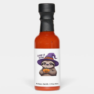 Cute Sloth Witch Halloween Shirt � Creep It Slow P Hot Sauces