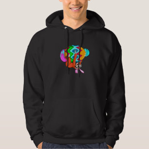 Cute Sloth With Bunny Ears Egg Hunting Easter Slot Hoodie