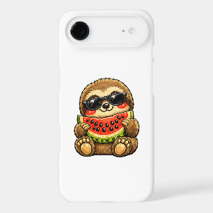 Cute Sloth with Watermelon iPhone 17 Air Case