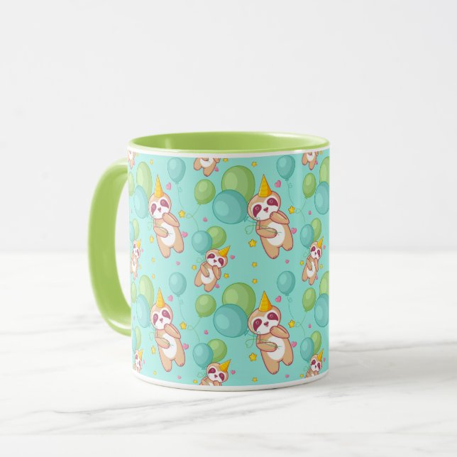Cute Sloths Mug (Front Left)