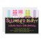 Cute Slumber Party Birthday Party Invitations