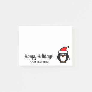 Cute small custom Merry Christmas gift Holiday Post-it Notes