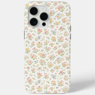 Cute Small Ditsy Floral Seamless Pattern iPhone 15 Pro Max Case