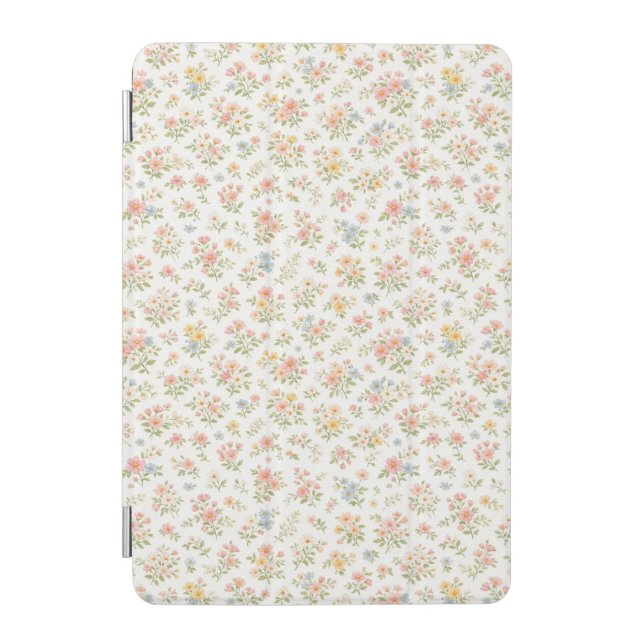 Cute Small Ditsy Floral Seamless Pattern iPad Mini Cover (Front)