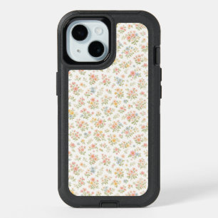 Cute Small Ditsy Floral Seamless Pattern iPhone 15 Case