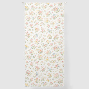 Cute Small Ditsy Floral Seamless Pattern Sheer Curtains
