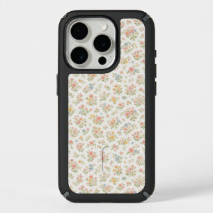 Cute Small Ditsy Floral Seamless Pattern iPhone 15 Pro Case