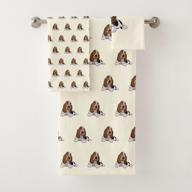 Cute Small Dog Bath Towel Set (Insitu)