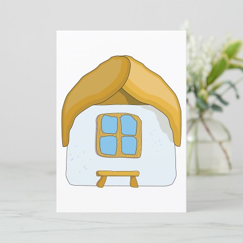 Cute Small House Invitation