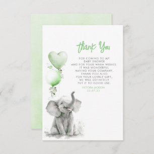 Cute Small Little Baby Elephant Thank You