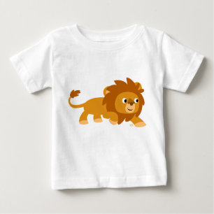 Cute Smart Cartoon Lion Baby T-shirt