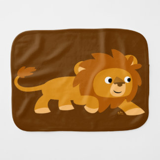 Cute Smart Cartoon Lion Burp Cloth