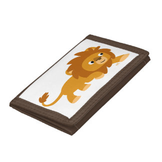 Cute Smart Cartoon Lion Wallet