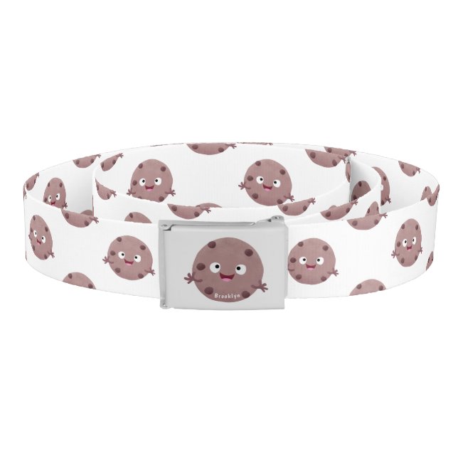 Cute smart chocolate chip cookie cartoon belt (Coil)