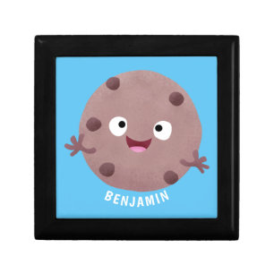 Cute smart chocolate chip cookie cartoon gift box