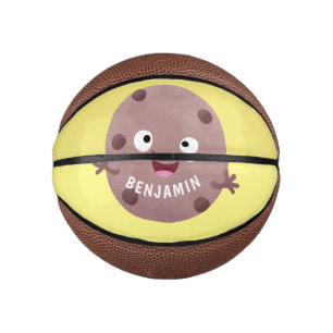 Cute smart chocolate chip cookie cartoon mini basketball