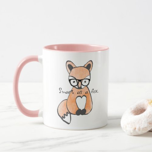 Cute Smart Fox Mug