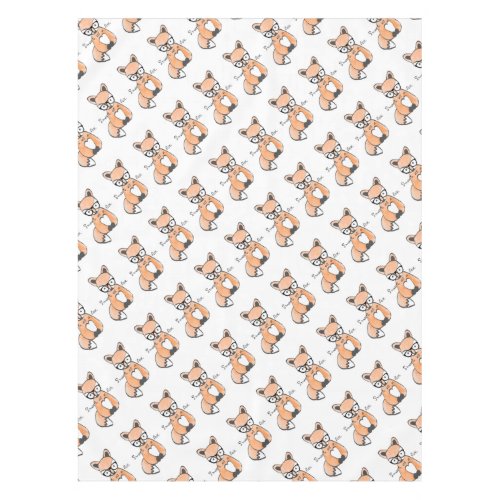 Cute Smart Fox Tablecloth