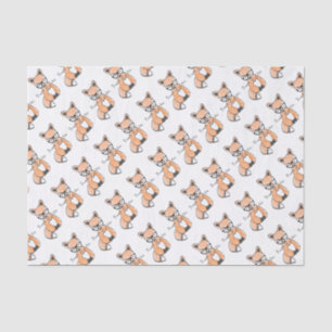 Cute Smart Fox Tissue Paper