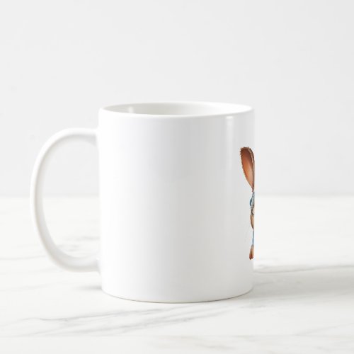 Cute Smart Rabbit rabbitsmart bunny Coffee Mug