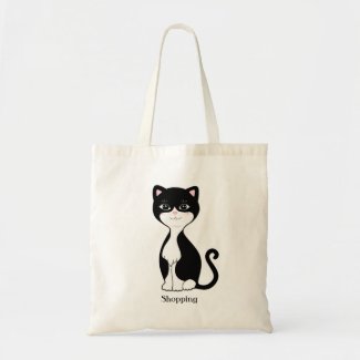Cute Smart Tuxedo Cat