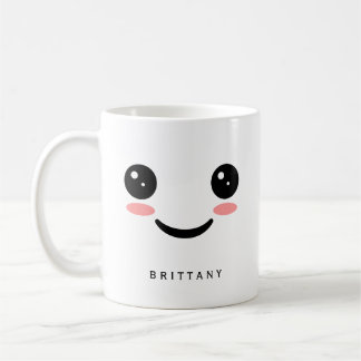 Cute Smile Kawaii Face Coffee Mug