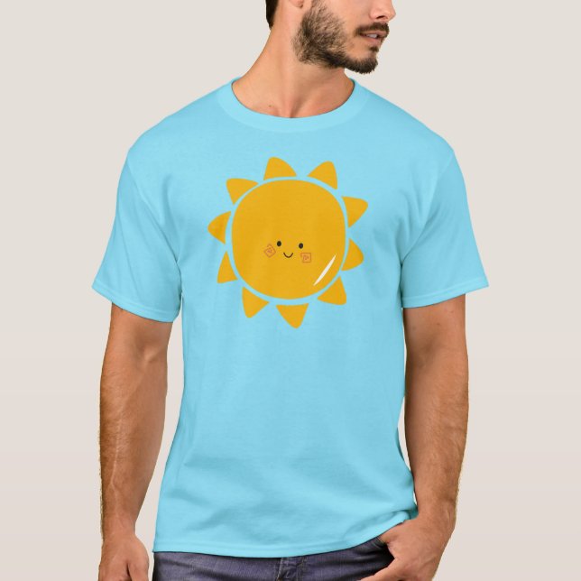 Cute Smile Sun  T-Shirt (Front)