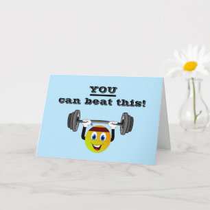 Cute Smiley Get Well Card