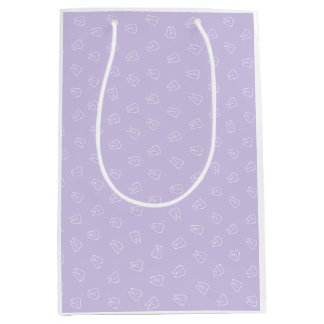 Cute Smiley Tooth - Lavender Medium Gift Bag