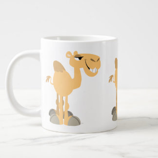 Cute Smiling Cartoon Camel Large Coffee Mug