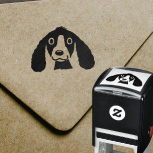 Cute Smiling Cartoon Dog Self-inking Stamp