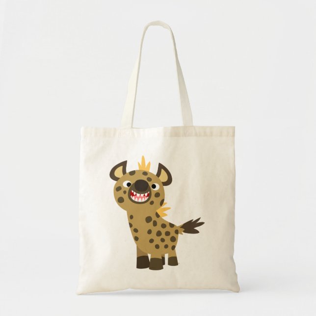 Cute Smiling Cartoon Hyena Bag (Front)