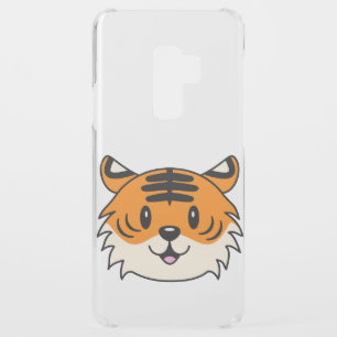 Cute Smiling Cartoon Tiger Uncommon Samsung Galaxy S9 Plus Case