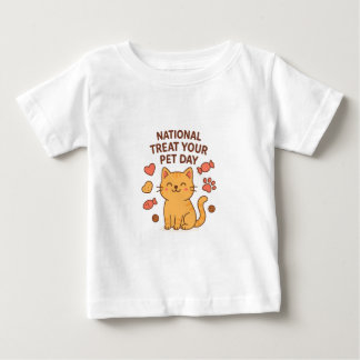 Cute Smiling Cat Shirt | National Treat  Pet Day