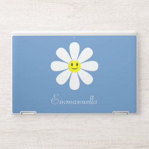 Cute Smiling Daisy Personalized HP Laptop Skin