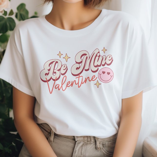 Cute Smiling Face Be Mine Valentine T-Shirt (Creator Uploaded)