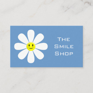 Cute Smiling Flower Business Card