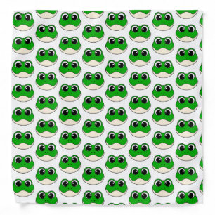 Cute Smiling Frog Bandana