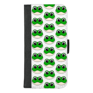 Cute Smiling Frog iPhone 8/7 Plus Wallet Case