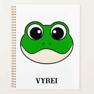 Cute Smiling Frog Planner
