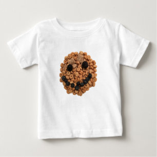 Cute Smiling Fruit and Cereal Face Baby T-Shirt