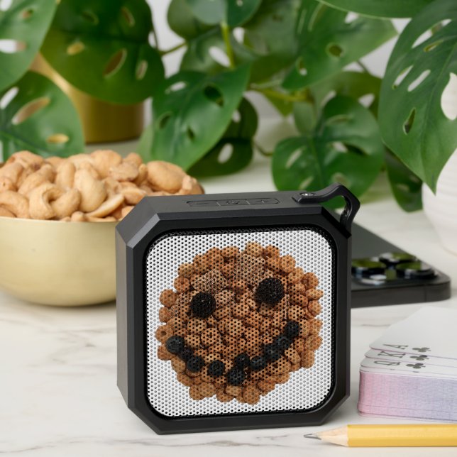 Cute Smiling Fruit and Cereal Face Bluetooth Speaker (Insitu(Table))